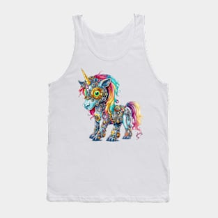 Robot Unicorn Tank Top